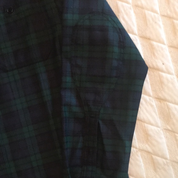 Duluth Trading Co. - Best Made Cotton Wool Blend Blackwatch Plaid Shirt - Picture 6 of 11